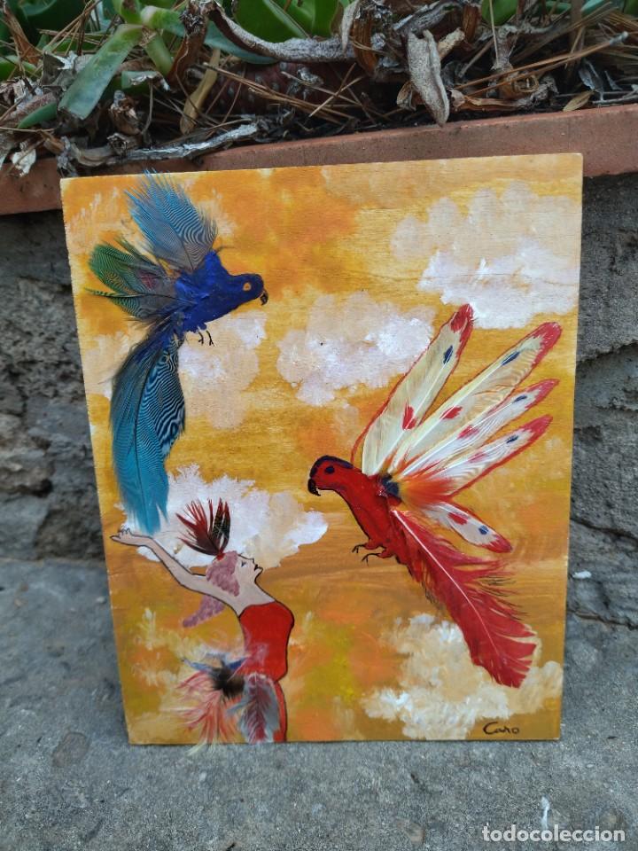 Arte: Cuadro sobre tablilla - Foto 1