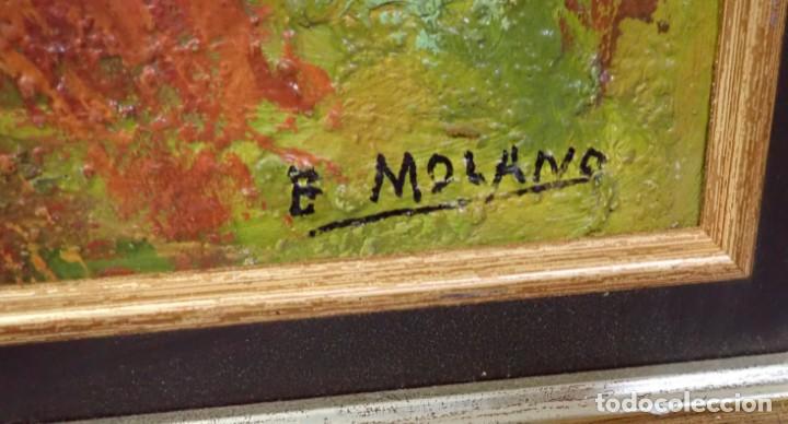 Arte: &Oacute;leo sobre lienzo firmado e molano - Foto 3