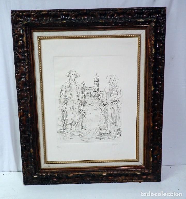 Arte: grabado al aguafuerte graus santos - Foto 1