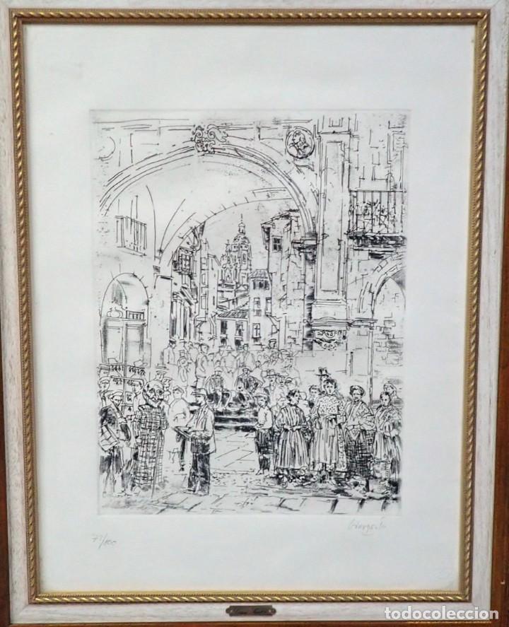 Arte: grabado al aguafuerte graus santos - Foto 2