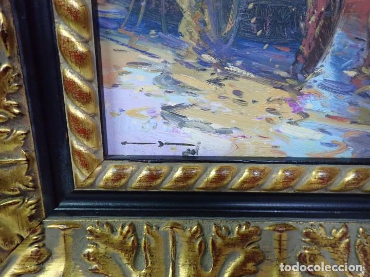 Arte: &Oacute;leo sobre lienzo tabla a catalogar - Foto 3