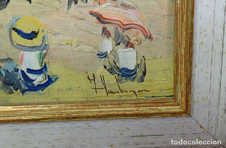 Arte: &Oacute;leo sobre tabla firmado a catalogar - Foto 2