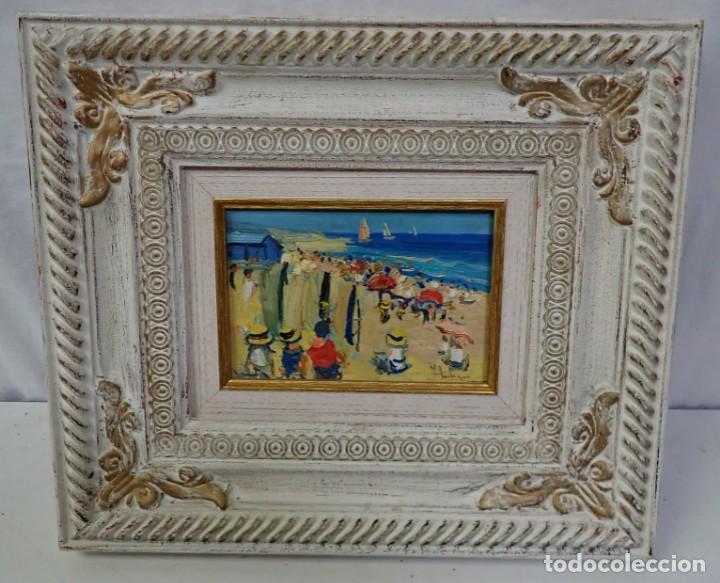 Arte: &Oacute;leo sobre tabla firmado a catalogar - Foto 1