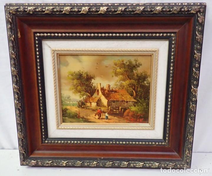 Kunst: &Oacute;leo sobre lienzo firmado v.vanley