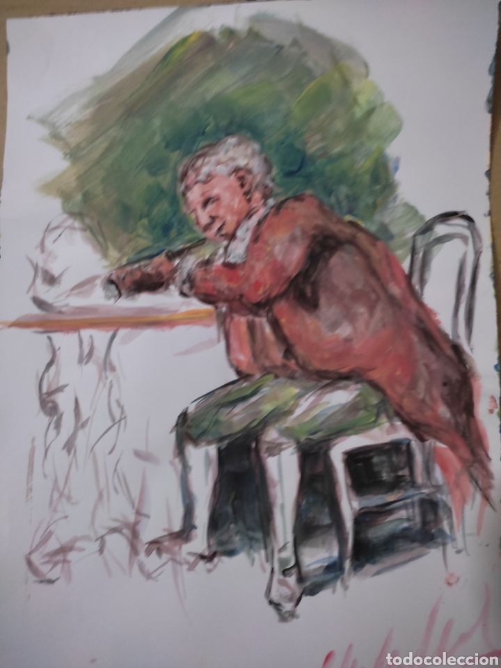 Arte: Hombre escribiendo ( original)