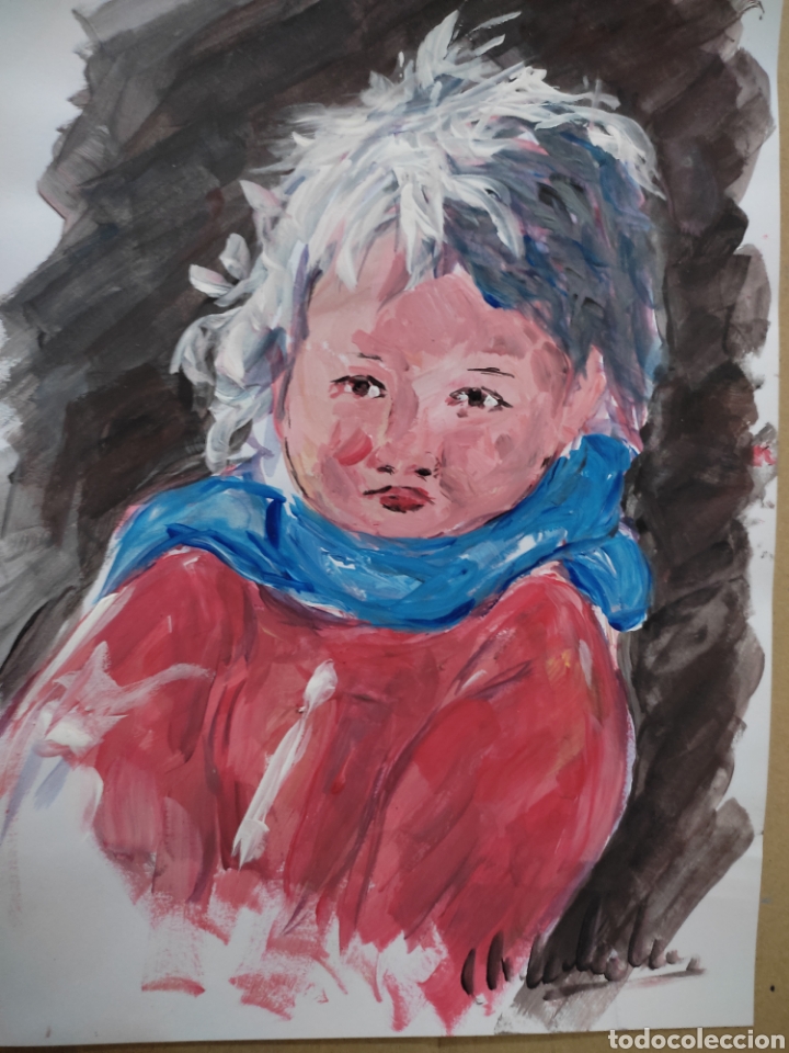 Arte: Ni&ntilde;o peruano ( original)