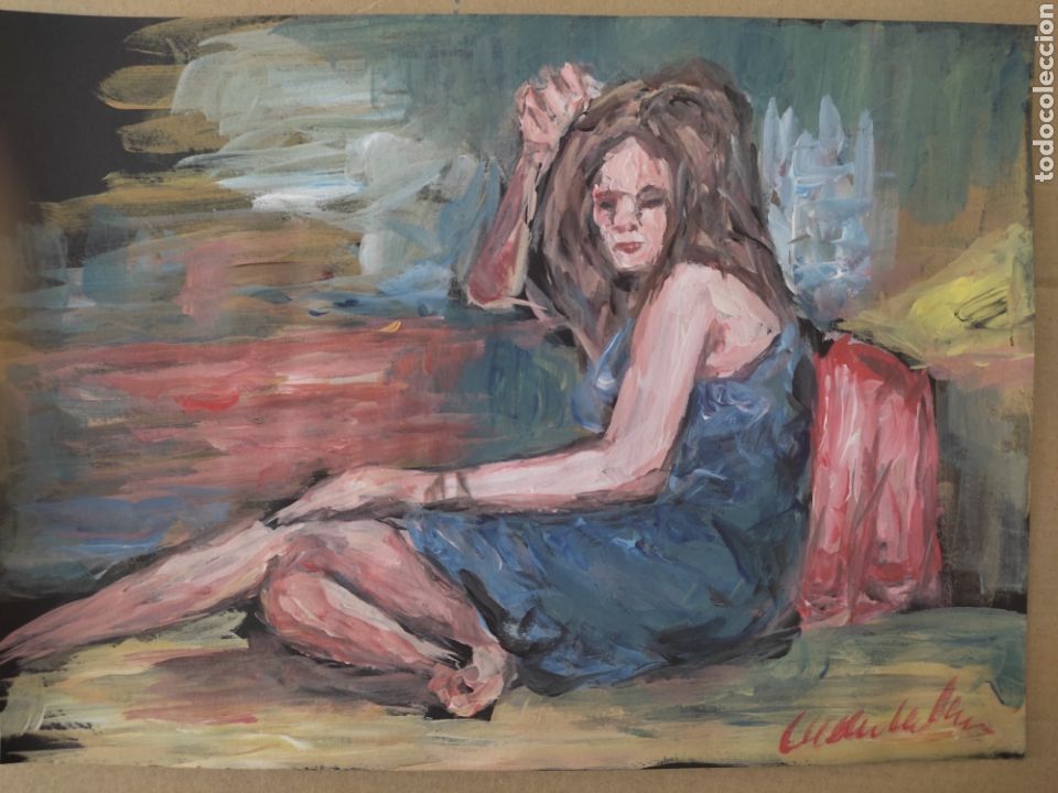 Arte: Chica sentada ( original)