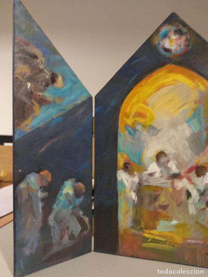 Arte: Monjes en la Capilla - RuizAnglada - Tr&iacute;ptico M&oacute;vil - Foto 3