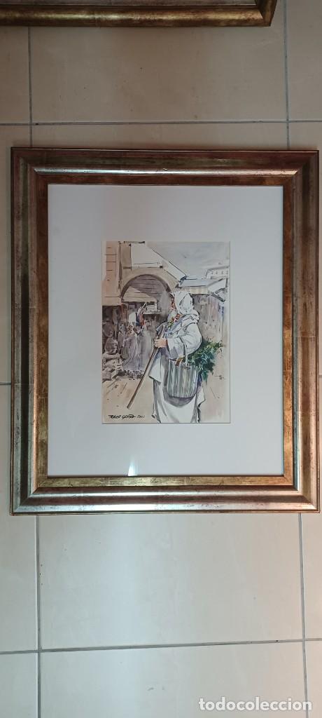 Arte: Traver gri&ntilde;o acuarela 2002 - Foto 1
