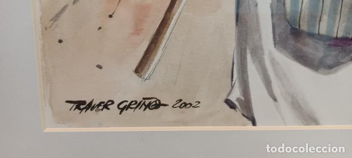 Arte: Traver gri&ntilde;o acuarela 2002 - Foto 3