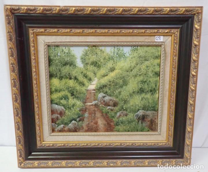 Kunst: &Oacute;leo sobre lienzo firmado m.arayo