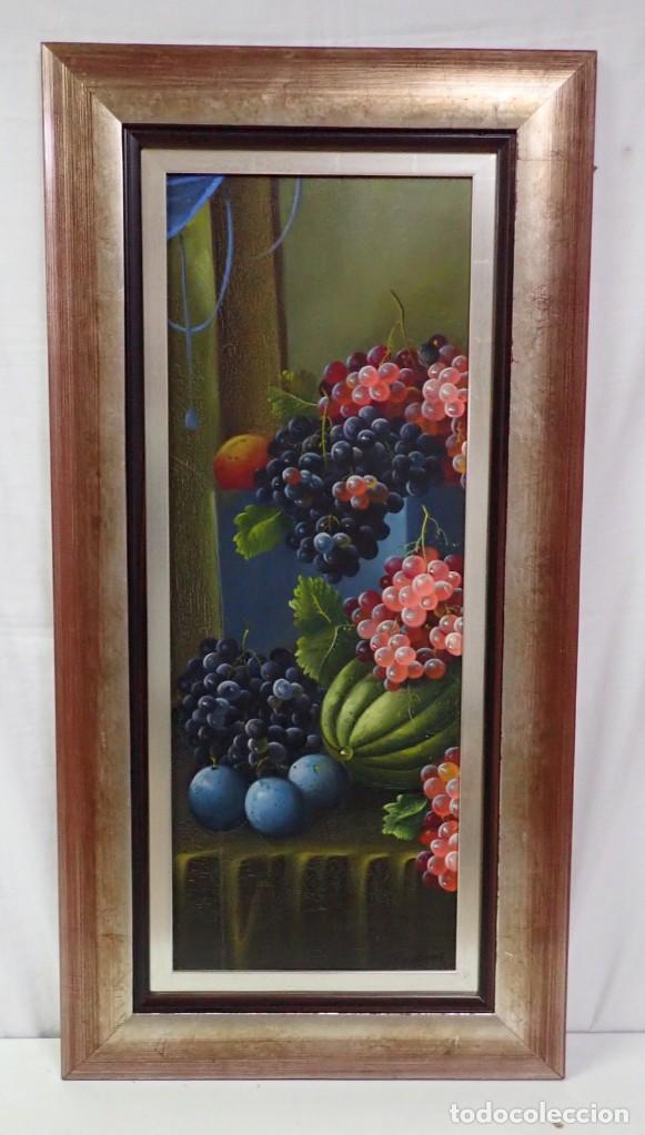 Arte: &Oacute;leo sobre tablex firmado giner - Foto 1