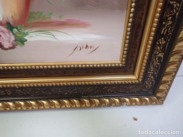 Arte: &Oacute;leo sobre lienzo firmado solbas - Foto 2