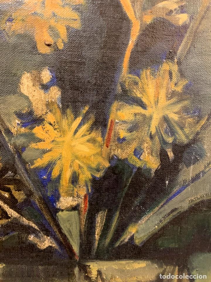 Arte: EXCEPCIONAL FLORERO ESC. ESPA&Ntilde;P&Ntilde;A - Foto 3