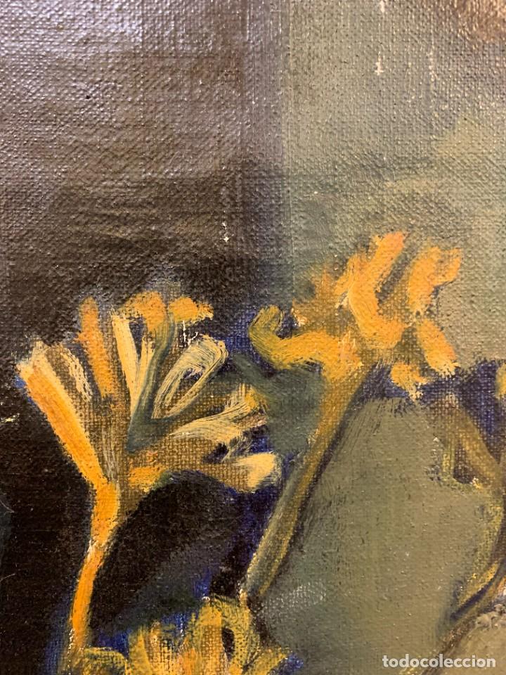 Arte: EXCEPCIONAL FLORERO ESC. ESPA&Ntilde;P&Ntilde;A - Foto 6