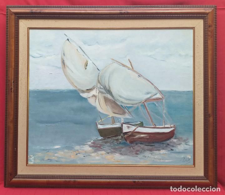 Arte: &Oacute;LEO SOBRE LIENZO FIRMADO - Foto 1