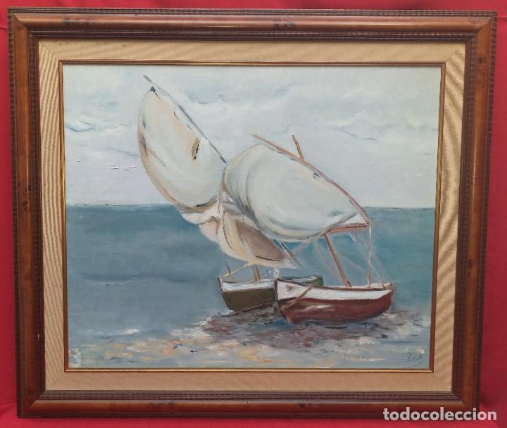 Arte: &Oacute;LEO SOBRE LIENZO FIRMADO - Foto 2