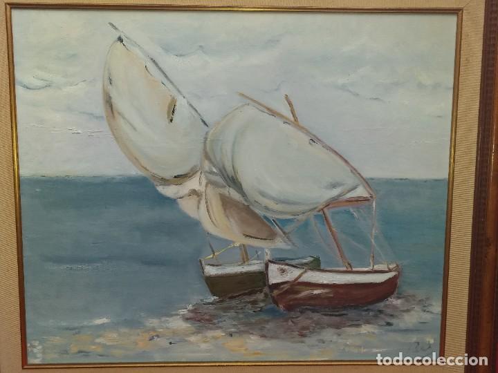 Arte: &Oacute;LEO SOBRE LIENZO FIRMADO - Foto 3
