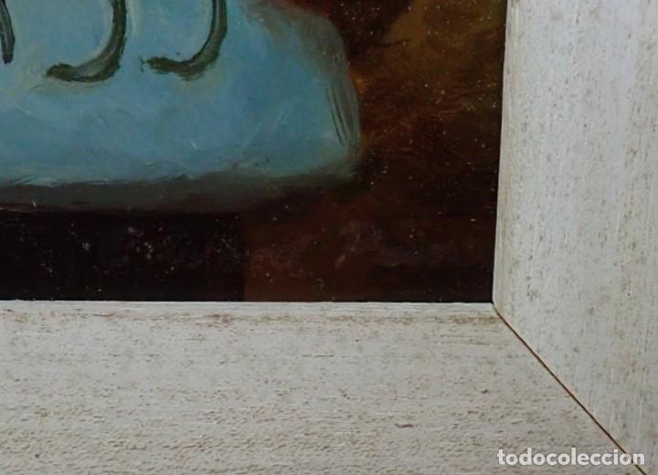 Arte: &Oacute;leo sobre tabla firmado a catalogar - Foto 2