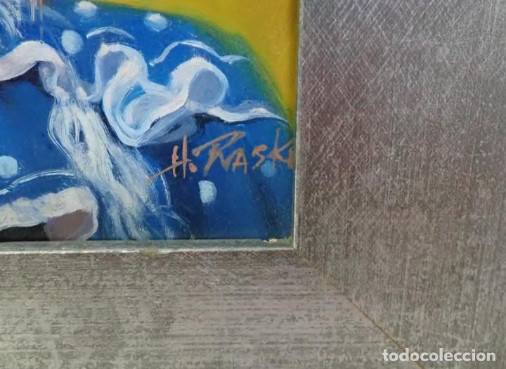 Arte: &Oacute;leo sobre tabla firmado a catalogar - Foto 2