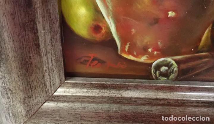 Arte: &Oacute;leo sobre tabla firmado a catalogar - Foto 2