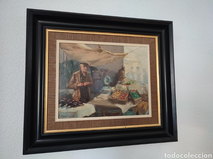 Arte: &Oacute;leo sobre lienzo Alfredo Momp&oacute; Roca - Foto 1