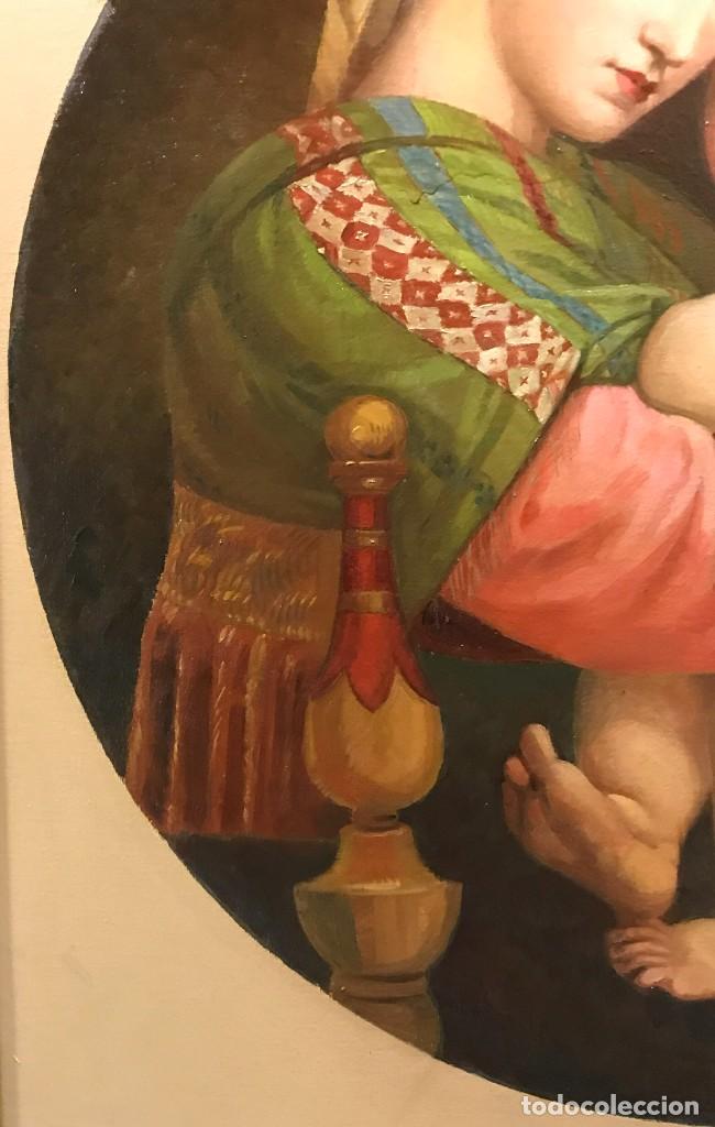 Arte: ESPECTACULAR MADONNA DE LA SILLA RAFAEL - Foto 5