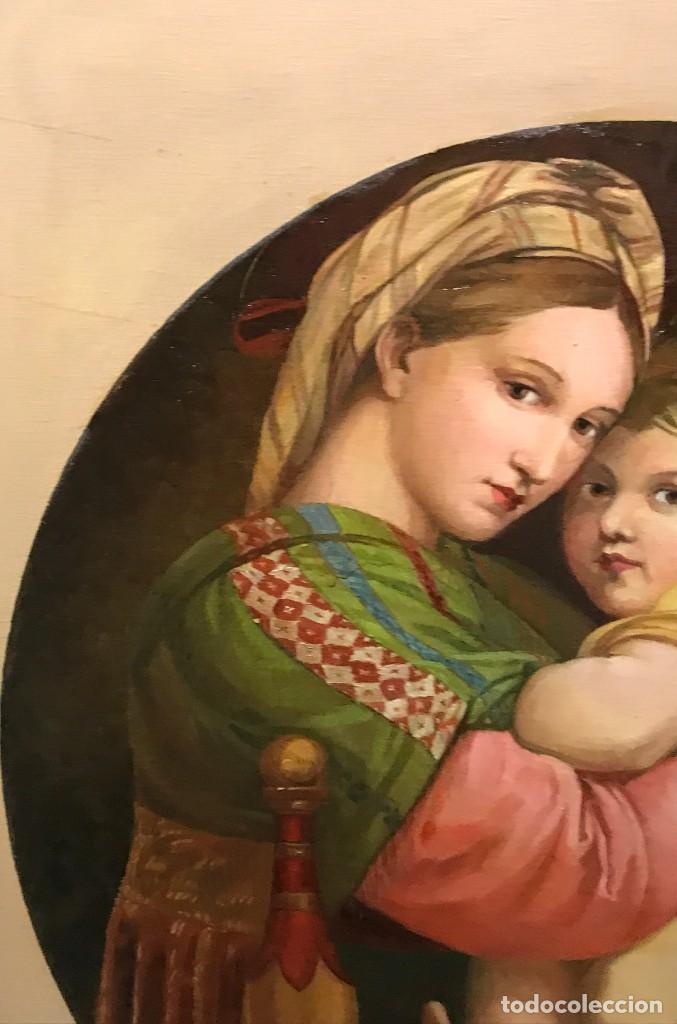 Arte: ESPECTACULAR MADONNA DE LA SILLA RAFAEL - Foto 6