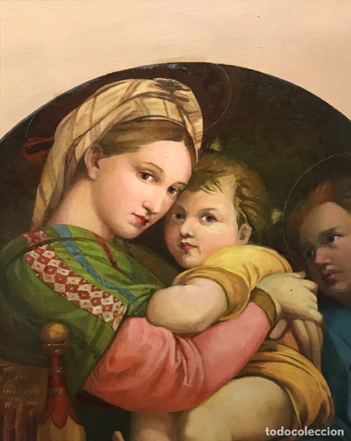 Arte: ESPECTACULAR MADONNA DE LA SILLA RAFAEL - Foto 7