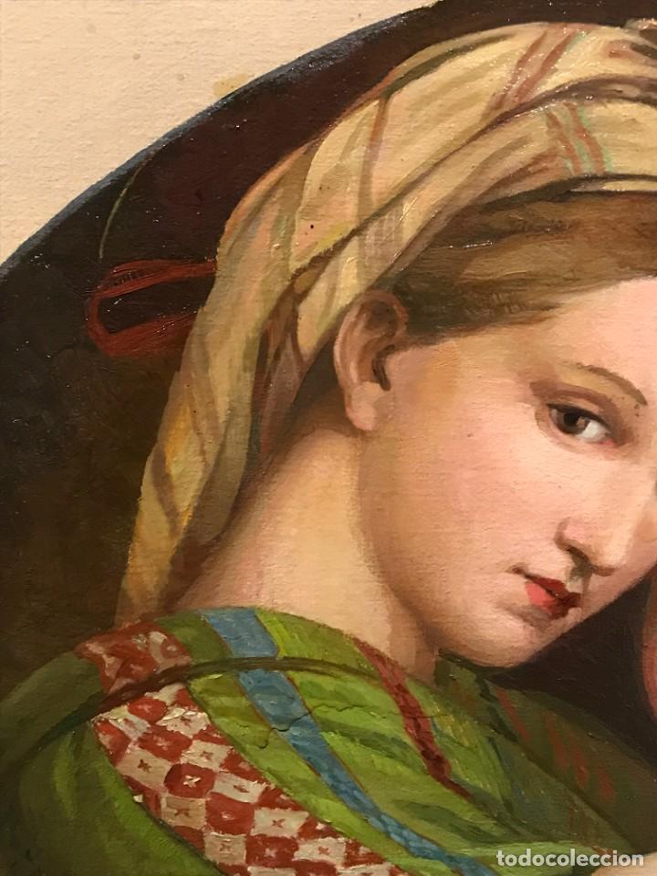 Arte: ESPECTACULAR MADONNA DE LA SILLA RAFAEL - Foto 9
