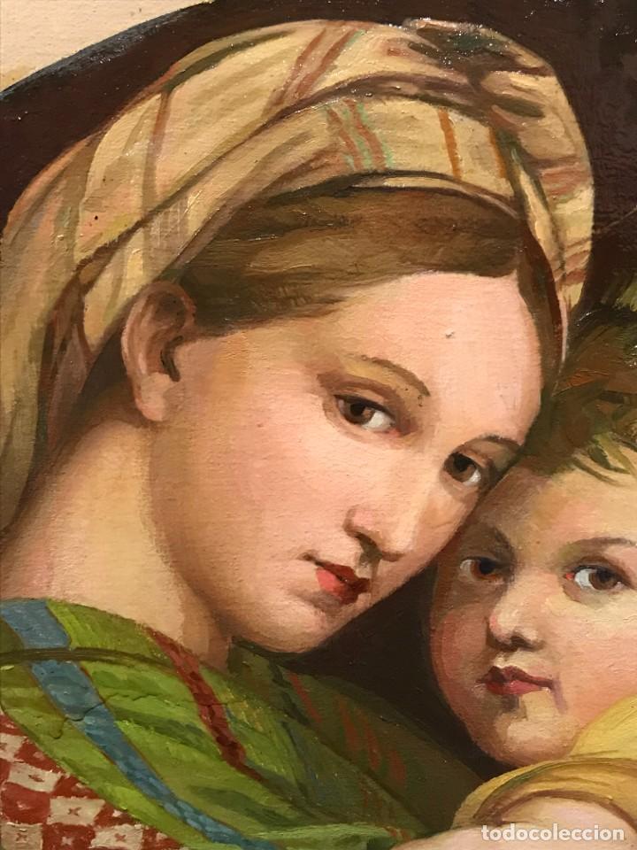 Arte: ESPECTACULAR MADONNA DE LA SILLA RAFAEL - Foto 10