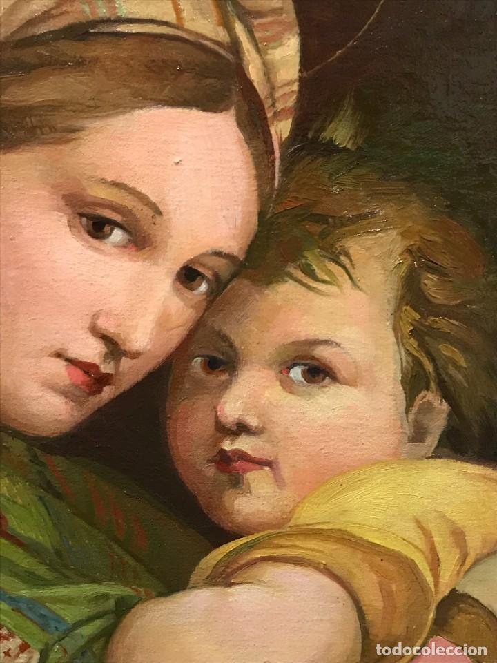 Arte: ESPECTACULAR MADONNA DE LA SILLA RAFAEL - Foto 11