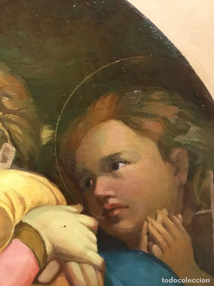 Arte: ESPECTACULAR MADONNA DE LA SILLA RAFAEL - Foto 12