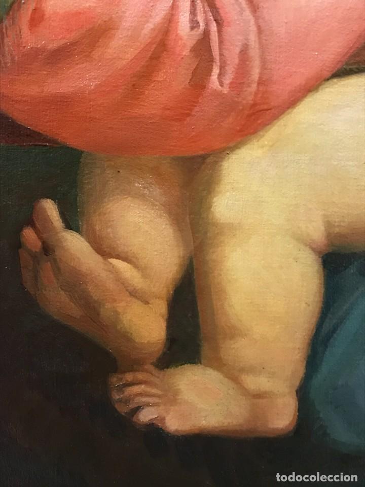 Arte: ESPECTACULAR MADONNA DE LA SILLA RAFAEL - Foto 14