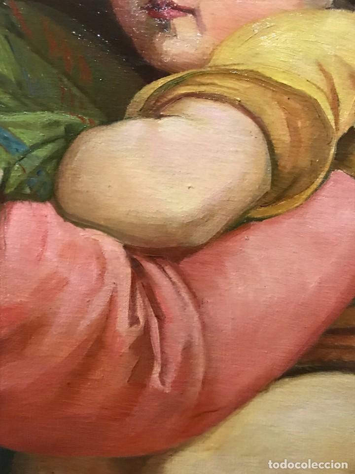 Arte: ESPECTACULAR MADONNA DE LA SILLA RAFAEL - Foto 37