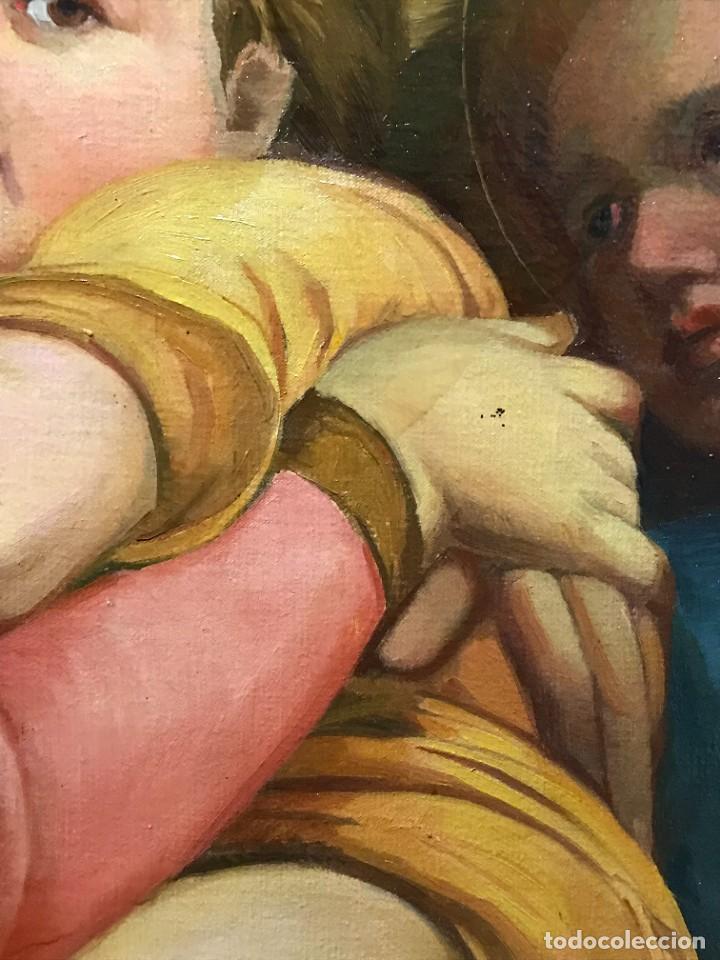 Arte: ESPECTACULAR MADONNA DE LA SILLA RAFAEL - Foto 39