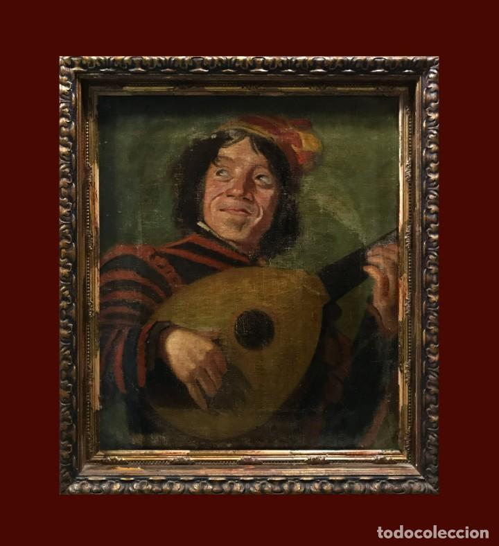 Arte: MUSICO VENEZIANO TOCANDO LAUD - Foto 1