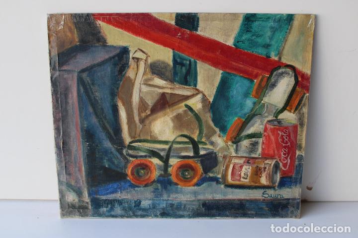 Arte: cuadro original firmado saura - oleo - table - Foto 1
