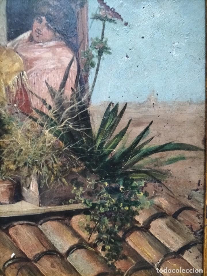 Arte: Se&ntilde;ora asomada a la ventana - Foto 3