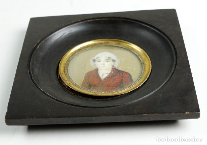 Arte: MINIATURA DE JOVEN, 1820 APROX. - Foto 4