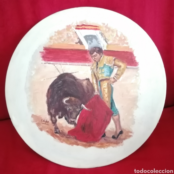 Arte: Antiguo Oleo Taurino. - Foto 7
