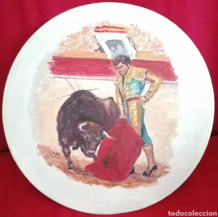 Arte: Antiguo Oleo Taurino. - Foto 9