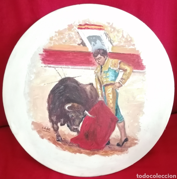 Arte: Antiguo Oleo Taurino. - Foto 12