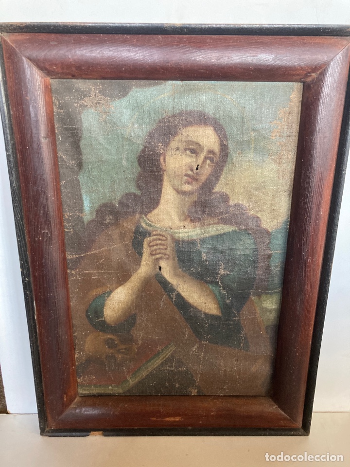 Arte: Marco y pintura antigua - Foto 1