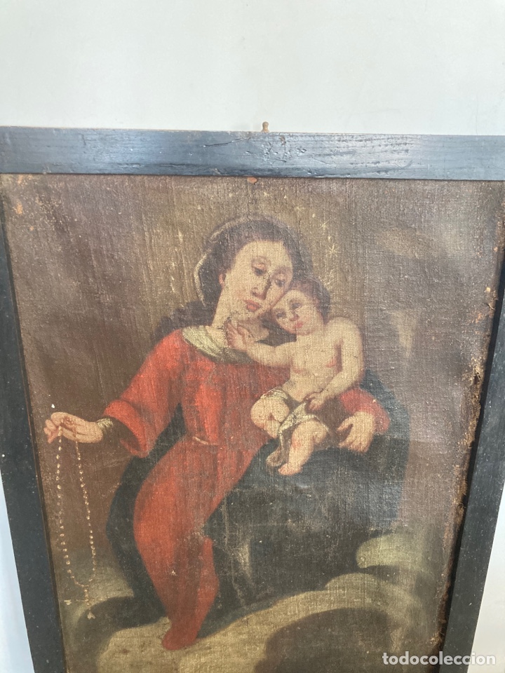 Arte: Marco antiguo con pintura - Foto 2