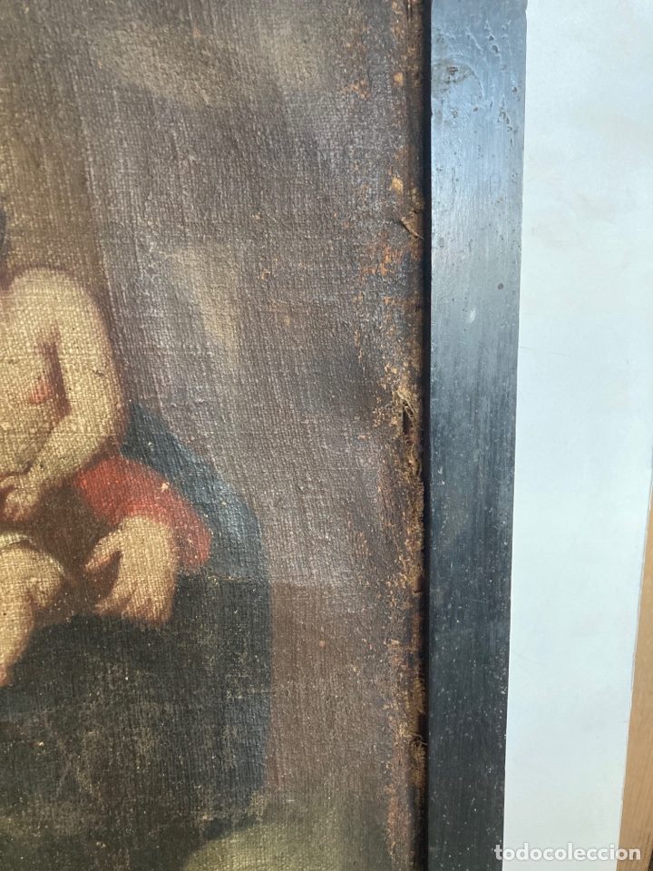 Arte: Marco antiguo con pintura - Foto 4