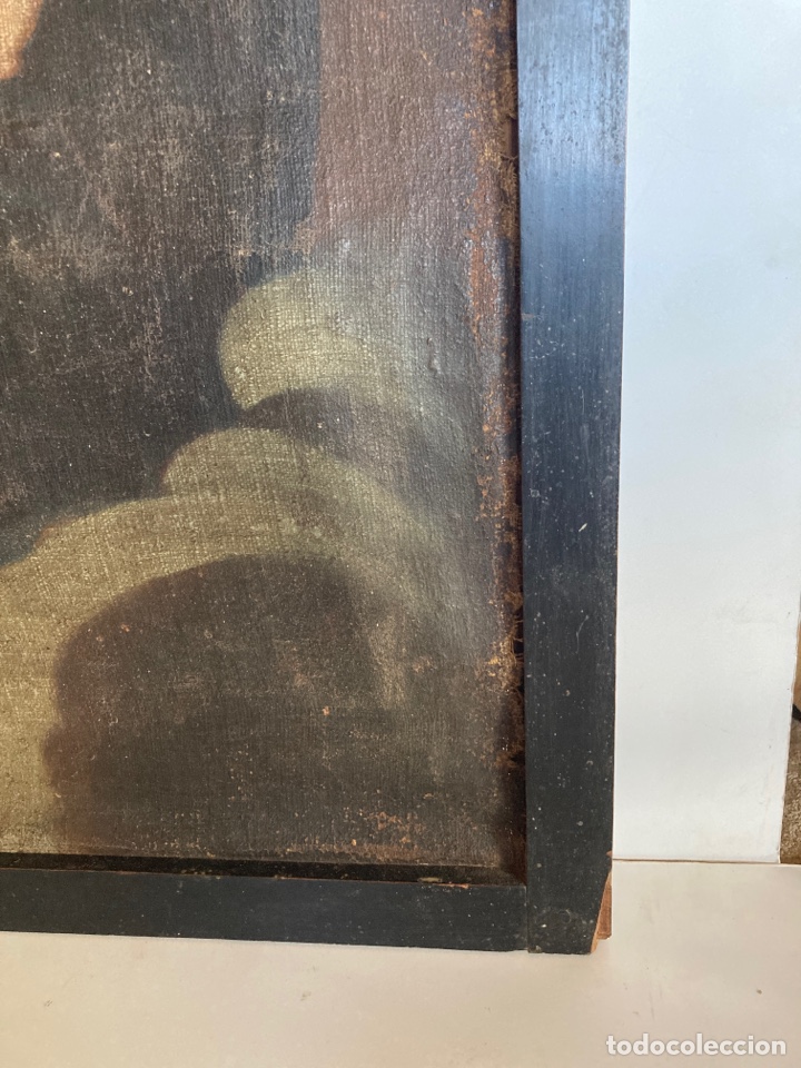 Arte: Marco antiguo con pintura - Foto 7