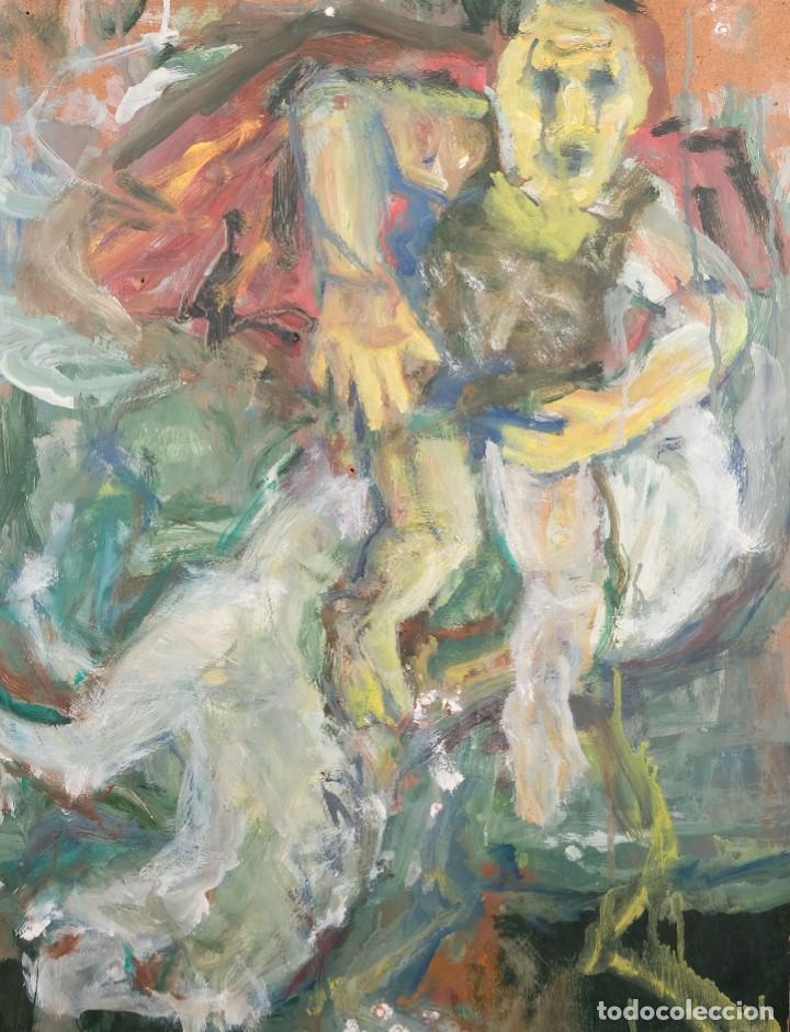 Arte: &Oacute;leo sobre t&aacute;blex Figura - Foto 1