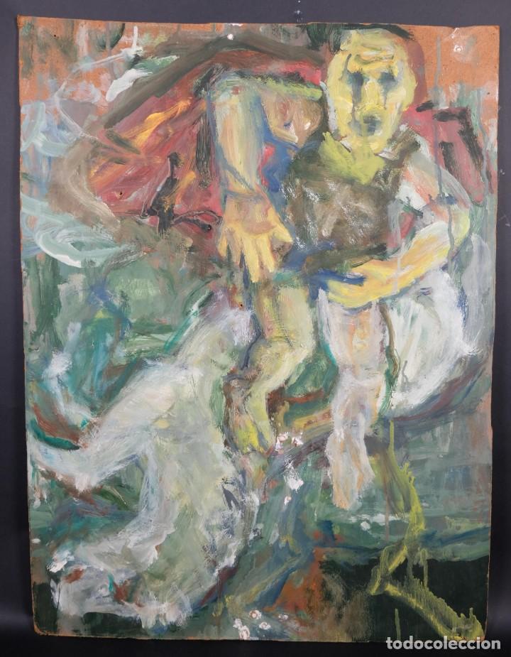 Arte: &Oacute;leo sobre t&aacute;blex Figura - Foto 2