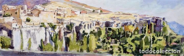 Arte: JOSEP ROCA-SASTRE I MUNCUNILL (Tarrasa, 1928 - 1997) OLEO SOBRE TELA. PAISAJE CUENCA, FECHADO 1978
